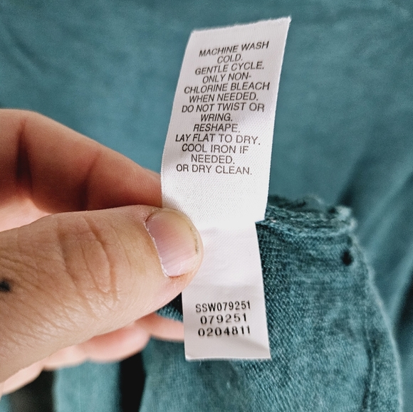 J. JILL | cotton long sleeve scoop neck knit sweater - Picture 6 of 6